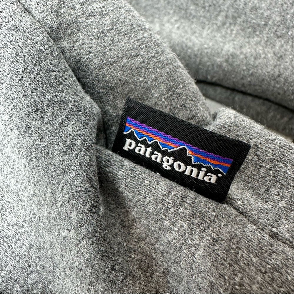 Patagonia Uprisal Fitz Roy Bison Sweatshirt Hoodie Unisex Gray Size S - Picture 7 of 8